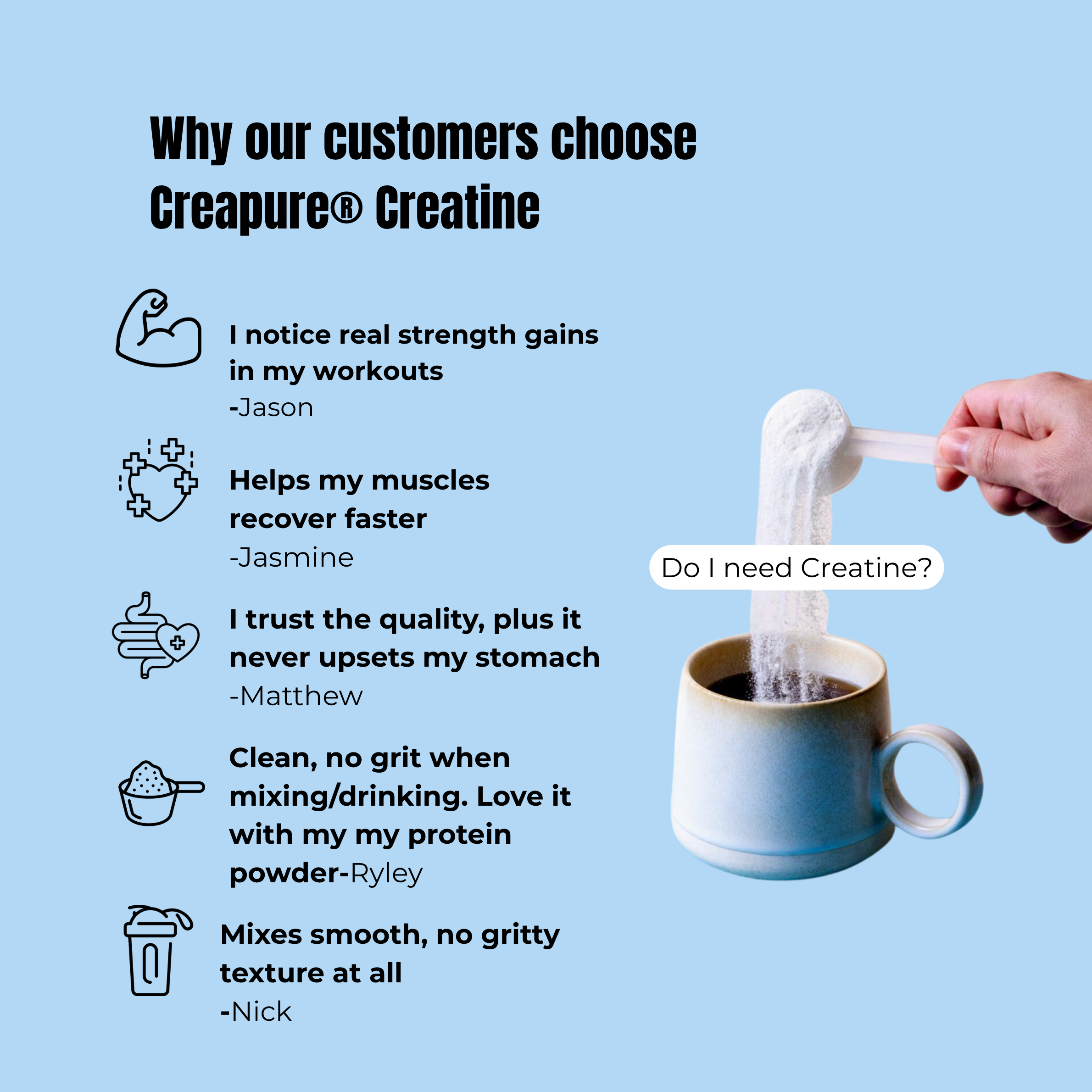 Creapure® Creatine 500g (100 Serves)