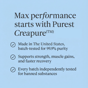 Purest® Creatine 500g (100 Serves / 55 Serves)