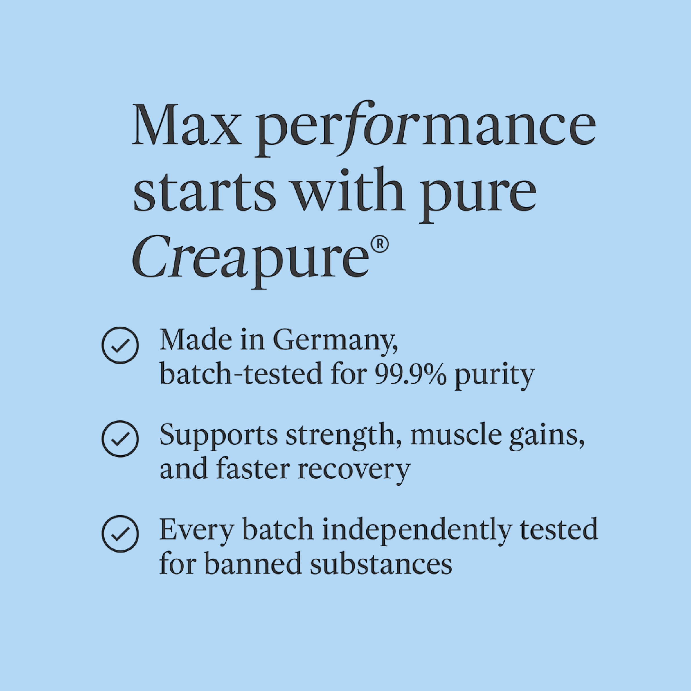 Creapure® Creatine 500g (100 Serves)