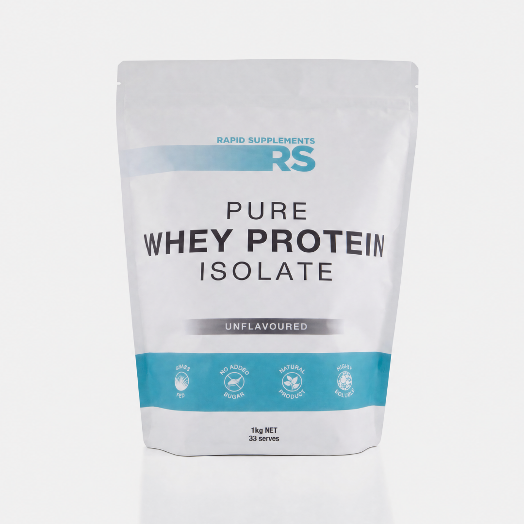Whey Protein Isolate Unflavoured 1kg (33 Serves)